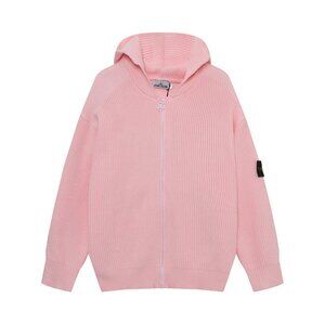 Stone Island Pink Hooded Sweater